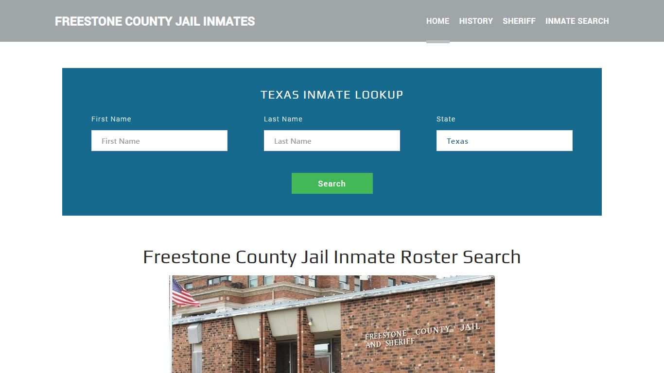 Freestone County Jail Inmate Roster Lookup, Fairfield, TX